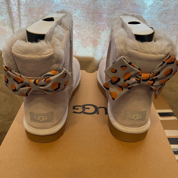 Ugg Minnie Bailey bow retro spots metal gray - Picture 2 of 13